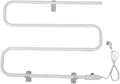 Heated Towel Rail Rails Electric Towel Warmers, Automatic Constant Temperature Waterproof No Need to Adjust The Temperature Wall-Mounted Bathroom Towel Towel Heating Drying Rack Su