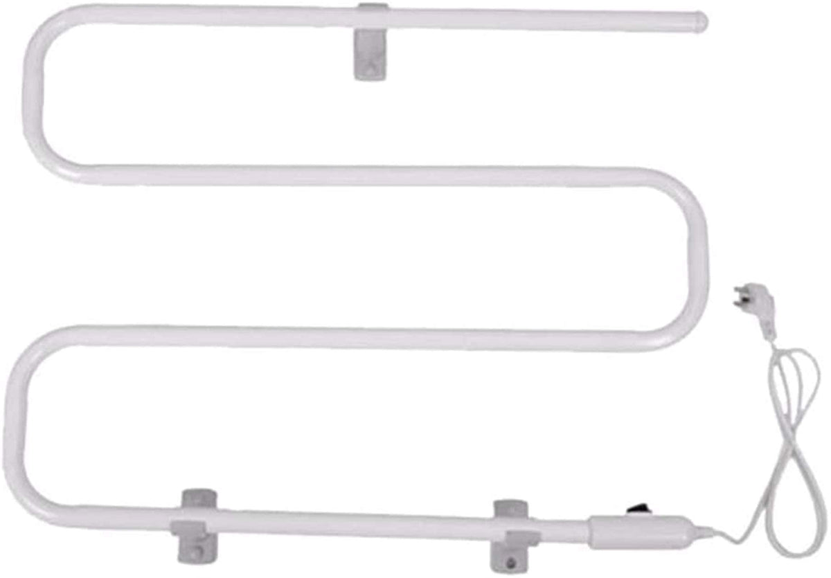 Heated Towel Rail Rails Electric Towel Warmers, Automatic Constant Temperature Waterproof No Need to Adjust The Temperature Wall-Mounted Bathroom Towel Towel Heating Drying Rack Su