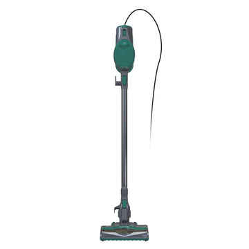 Shark CS110 Ultra Lightweight Corded Stick Vacuum with Easy Empty Cup, Fingertip Controls, Powerful Suction and Advanced Swivel Steering Over Hardwood Or Carpet (Emerald) (Renewed)