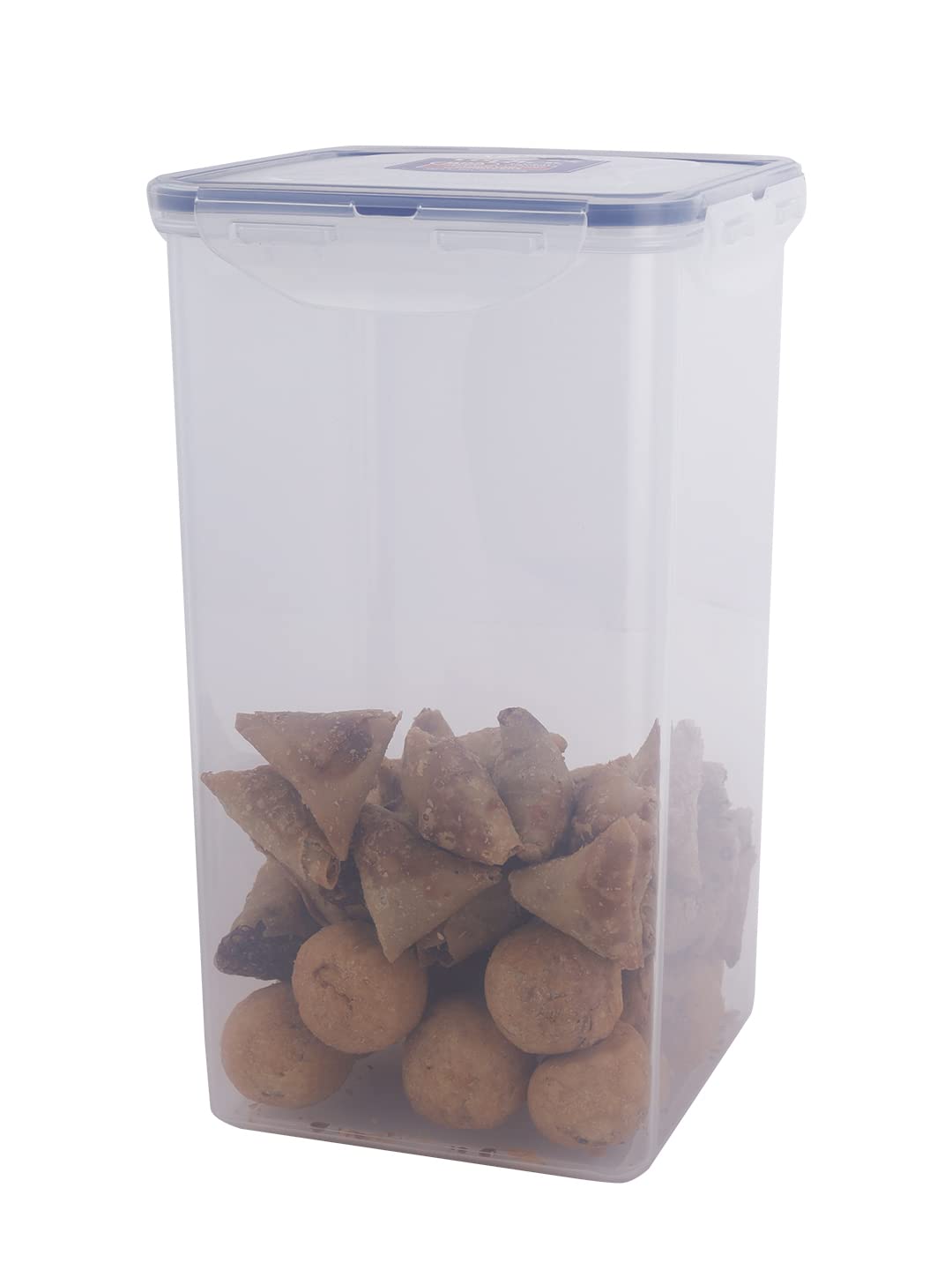 LOCK & LOCK Easy Essentials Food lids/Pantry Storage/Airtight containers, BPA Free, Square-16.9 Cup-for Chips, Clear
