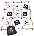 Swooc Games® - Giant Tic Tac Toe Game Outdoor (All Weather) | 3ft x 3ft | Instant Setup, No Assembly | Giant Outdoor Games for Adults and Family | Outside Toys | Large Lawn & Backyard Fun | Yard Game