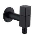 Mop Pool Faucet Wall Mounted Single Cold Water Mop Sink Tap Brass Black Washing Machine Faucet Single Handle Bathroom Garden Faucet,Style A (Color : Style a)