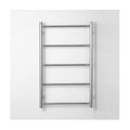 APUM Wall Mounted Plug-in Towel Warmer, Electric Heated Drying Racks for Bathroom Stainless Steel 5 Bars Mirror Polished 55 Watt