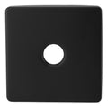 Square Shower Arm Flange Cover Plate, Universal Extra Large Replacement Escutcheon Cover Plate, Shower Arm Flange Plumbing Cover Plates Faucet Cover Plate for Bathroom(Black)