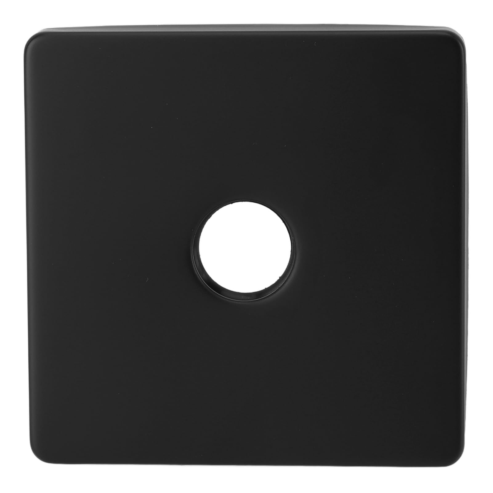 Square Shower Arm Flange Cover Plate, Universal Extra Large Replacement Escutcheon Cover Plate, Shower Arm Flange Plumbing Cover Plates Faucet Cover Plate for Bathroom(Black)