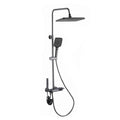 Shower System, Bathroom Shower Faucet Set with LED Digital Display Shower Fixtures Wall Mounted Shower Set with Rain Shower Head, 3 Functions Handheld Shower Head