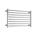 Electric Heating Towel Rack 8-Bar Wall Mounted Towels Warmer Stainless Steel Dryer Shelf for Home Bathroom Fast Drying