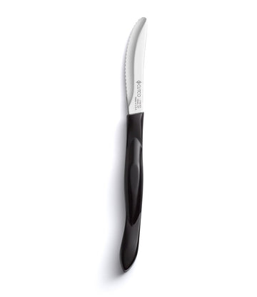 CUTCO Model 1759 Table Knife with Double-D (DD) serrated edge in Sealed Plastic Bag with 3.4 High Carbon Stainless blade and 5 Classic Dark Brown handle (often called "Black").