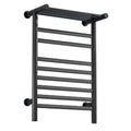 Towel Warmer Drying Rack, Electric Heated Towel Rail, Aluminum Alloywall Mount Electric Heated Towel Rack, for Bathroom,Hardwired (Plug in)