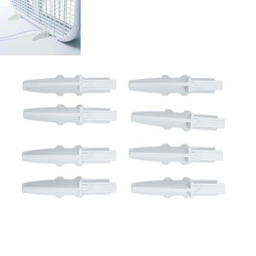 8PCS Box Fan Feet Accessories Compatible with Lasko 20" Box Fan Feet - White (Anti-Tip Foot Set Accessory)