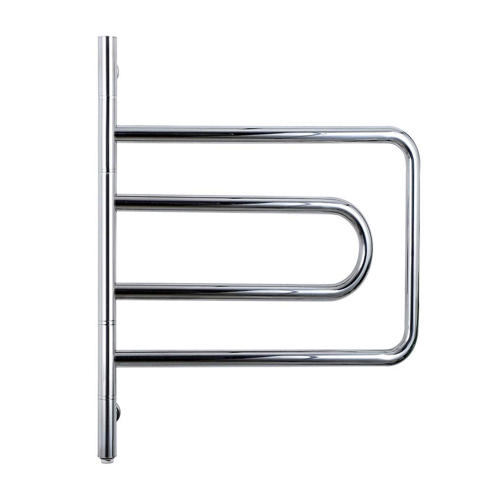 APUM Towel Drying Rack,Wall Mount Heated Electric Stainless Steel Towel Warmer Heater for Bathroom Plug-in Drying Rack