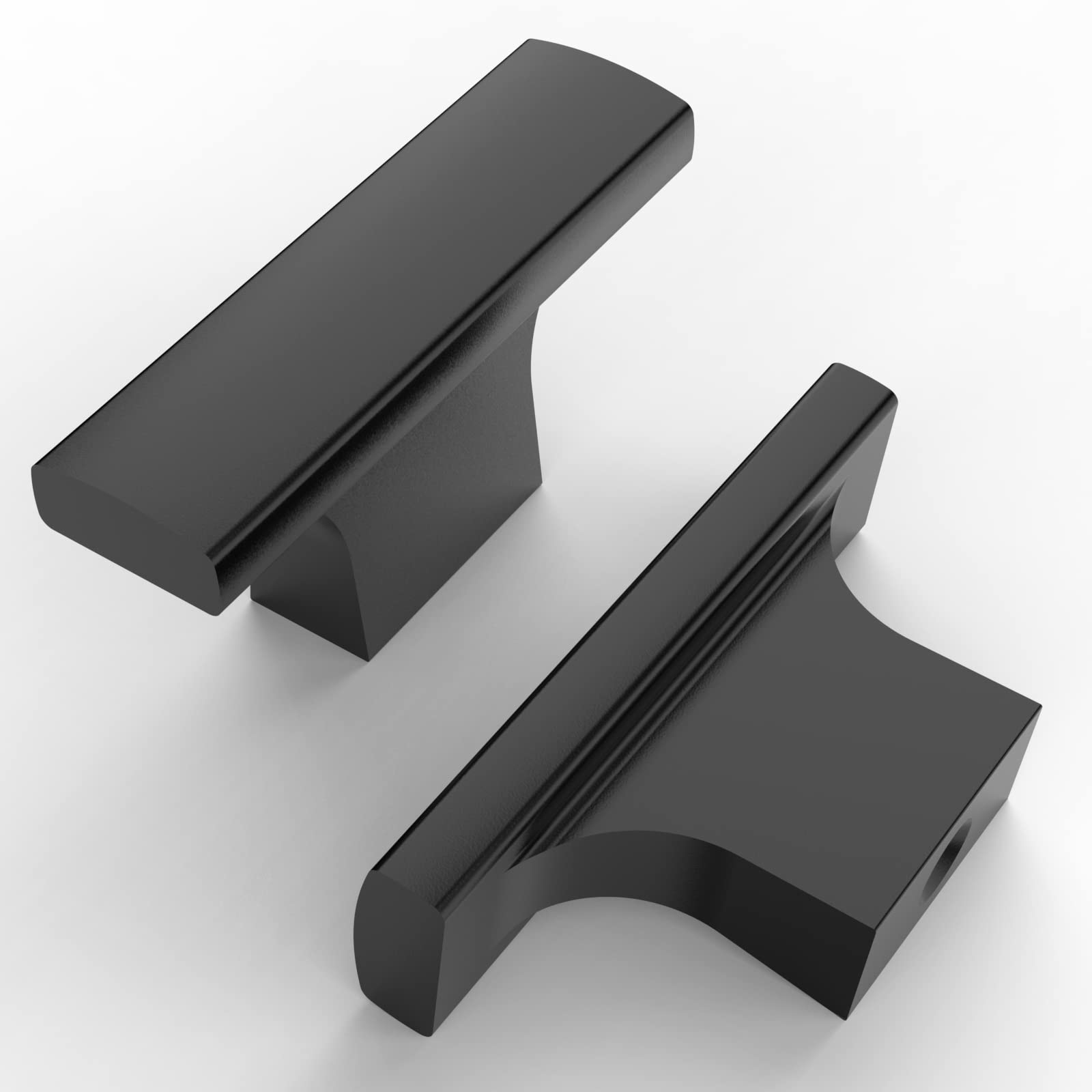 Asidrama 10 Pack Matte Black Kitchen Cabinet Knobs Drawer Cabinet Hardware Zinc Knobs for Dresser Drawers