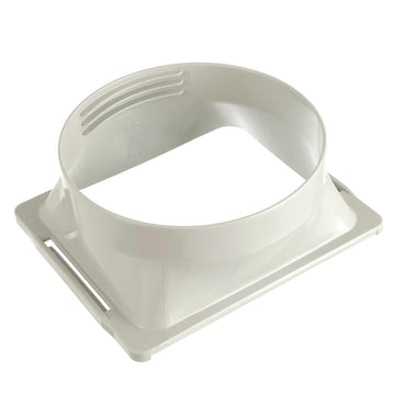 Portable Air Conditioner Square Exhaust Hose Coupler 5.9 Inch Square to Round Window Adapter AC Unit Tube Connector Mobile Air Conditioning Accessories for Portable Conditioners(Square)
