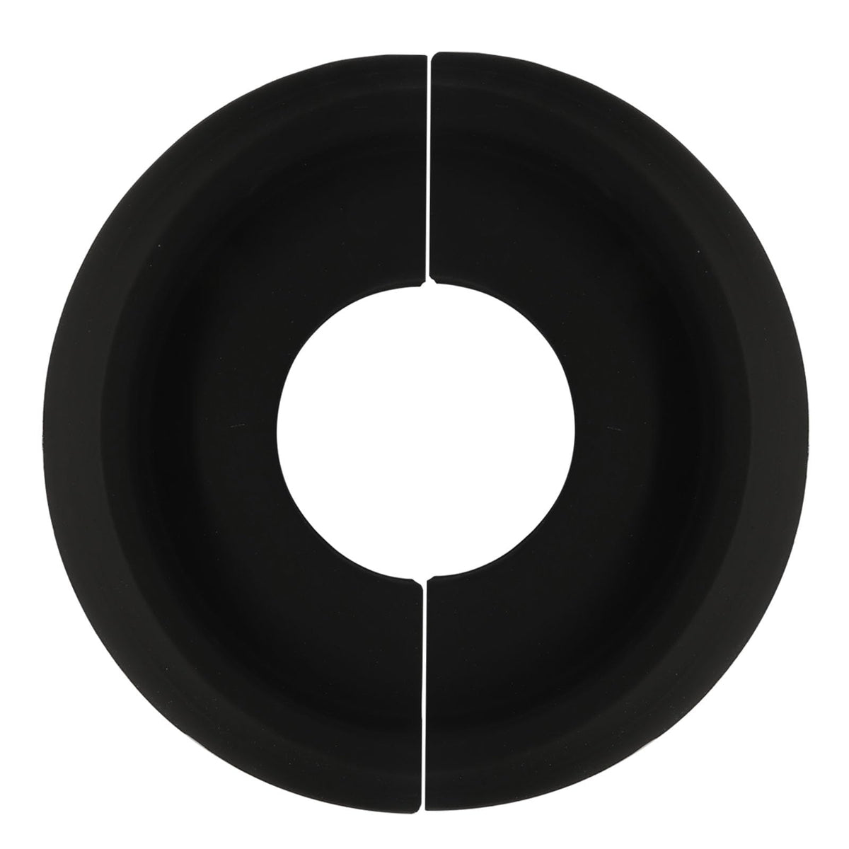 Zorfeter Split Molded Ceiling Medallion 10"OD x 4"ID, Black Ceiling Fan Cover Plate Light Fixtures Trim