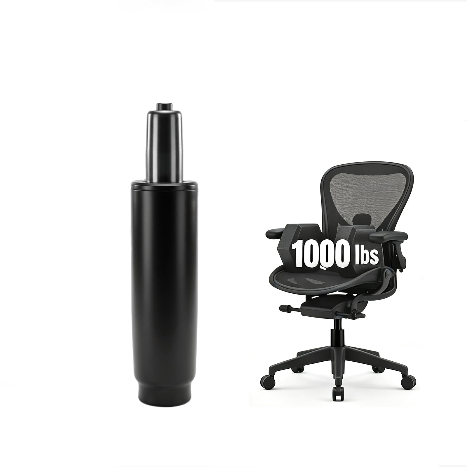 Cqithox 8.5 Inches-10.9 Inches Office Chair Cylinder Replacement Parts, 2,4in Stroke,heavy Duty 1000 Lbs,hydraulic Chair Gas Lift Universal Gas