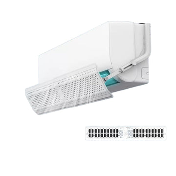 Adjustable AC Air Flow Deflector, Air Conditioner Deflector, Mini Split Vent Deflector, Anti-Direct Blowing Shield for Wall-Mounted Air Conditioners