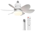 OOWOLF Ceiling Fan with Light and Remote, Low Profile Flush Mount Bladeless Ceiling Fan, 3 Color 3000-5000K, Dimmable LED Light, 3 Wind Speeds, Timer & Memory Function, Quiet Small Ceiling Fan 20.5"