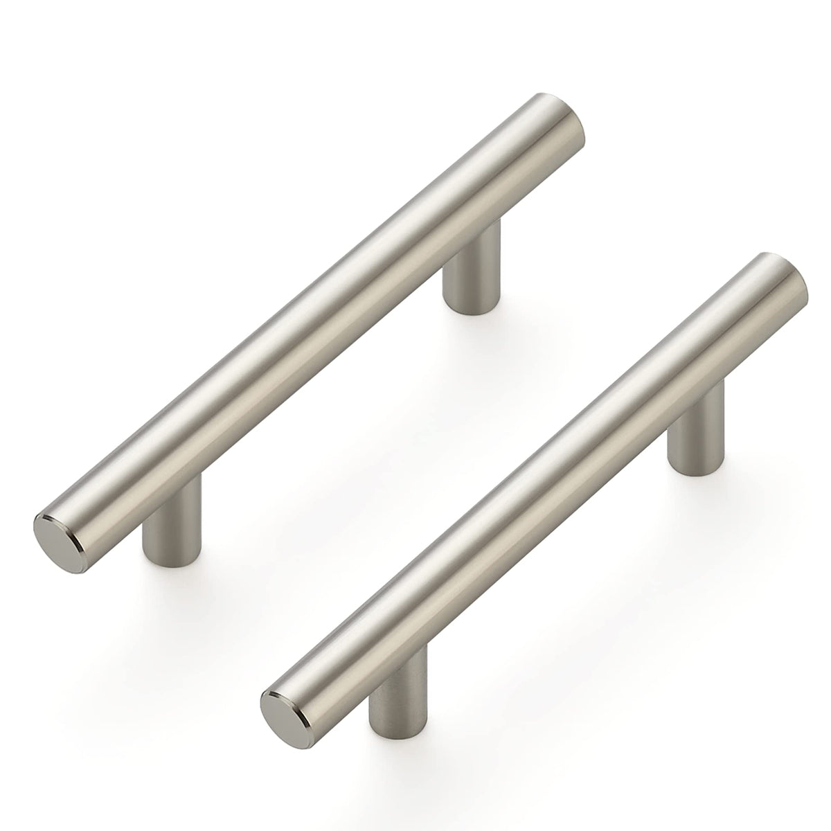 Ravinte 10 Pack 5'' Cabinet Pulls Brushed Nickel Stainless Steel Kitchen Drawer Pulls Cabinet Handles 3" Hole Center