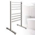 APUM 8-Bars Portable Freestanding Electric Towel Warmer with on/Off Waterproof Switch, Drying Rack for Home Bathroom, Hotel Commercial