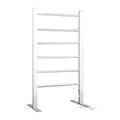 Electric Heated Towel Rack, Intelligent Thermostatic Towel Warmer Drying Rack, Space Aluminum Freestanding and Wall Mounted Home Bathroom Heated Towel Rail Radiator, Silver, 520x350x900mm