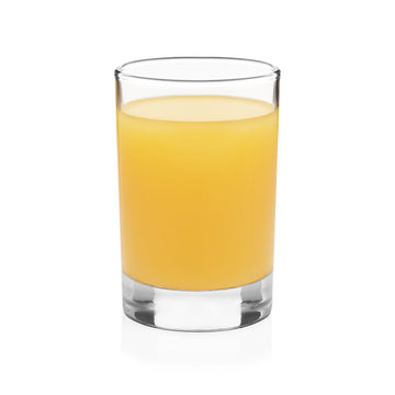 Libbey Fruit Juice Glasses, Heavy Base Glass Drinking Glasses Set of 8, Breakfast Juice Cups, Everyday Clear Drinking Glass Set for Cold Drinks