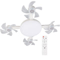 Ceiling Fan Light, Remote Control 3 Speeds Fan with LED Light 3 Color Temperatures 2000lm E26 E27 Socket, for Bedroom Living Room Kitchen Garage