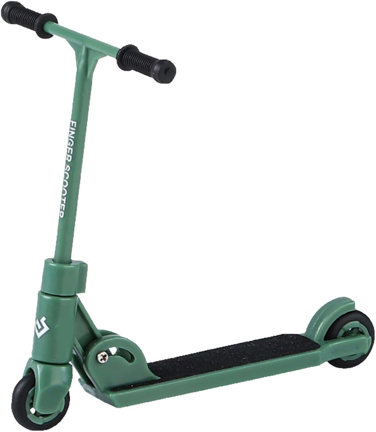 Finger Scooter Mini Two Wheel, Mini Scooters Finger Board Accessories, Tiny Trick Scooter for Party Favors, Finger Training (Green)
