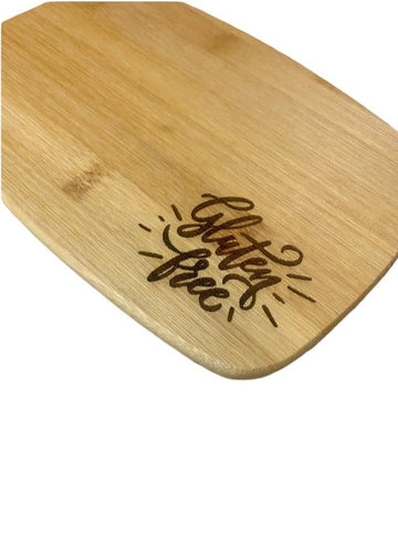 11" x 14" Gluten Free Engraved Bamboo Cutting Board