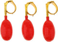 3Pcs Red Water Squirt Toys Water Spray Ring Tricky Toy Spoof April Fools' Day Tricky Prank Toys Gag Practical Jokes Novelty and Gag