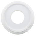 Ceiling Medallion Background Decoration Round Ceiling Lighting Medallion White Ceiling Decorative Base for Lighting Fixture and Ceiling Fan