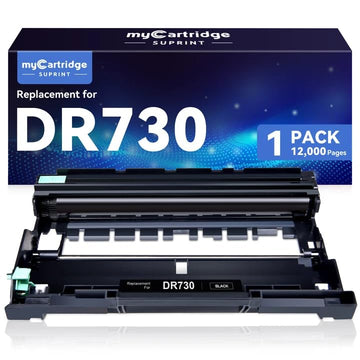myCartridge SUPRINT DR730 Compatible Drum Unit Replacement for Brother DR730, Compatible with Brother TN760/TN730 Toner Cartridges for HL-L2350DW HL-L2370DW HL-L2395DW MFC-L2710DW MFC-L2750DW Printer