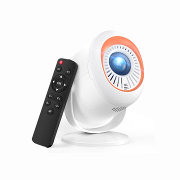 Mini Projector with WiFi and Bluetooth,Portable Projector 1080P Support with 180° Stand, Auto Vertical Keystone Electric Focusing,Smart Proyector Compatible with HDMI/USB/TV Stick