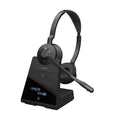 Jabra Engage 75 SE (Second Edition) Wireless Headset, Dual-Ear – Telephone Headset with Industry-Leading Wireless Performance, Advanced Noise-Cancelling Microphone, All Day Battery Life - Black