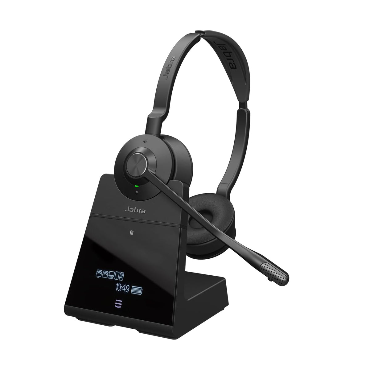 Jabra Engage 75 SE (Second Edition) Wireless Headset, Dual-Ear – Telephone Headset with Industry-Leading Wireless Performance, Advanced Noise-Cancelling Microphone, All Day Battery Life - Black