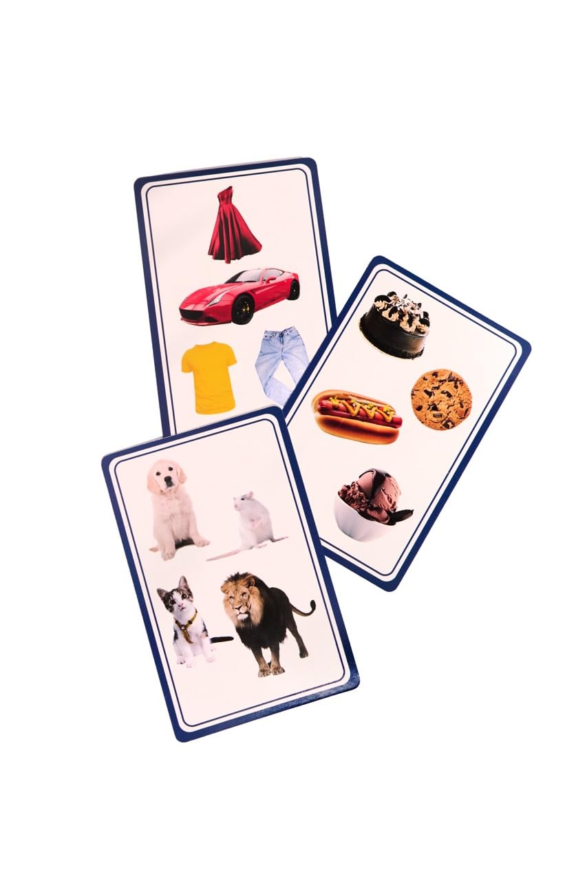 What Doesn't Belong? Educational Card Game for Kids – Fun Logic & Critical Thinking Game for Preschool & Kindergarten – Speech Therapy, Homeschool & Classroom Learning Activity
