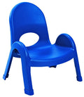 Angeles Value Stack 7"h Chair, Royal Blue, 4 Pack, Stackable Ergonomic Seating Solution for Classrooms Daycares and Homeschools