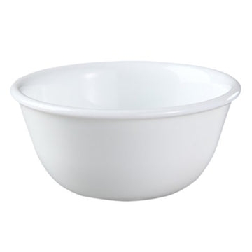 Corelle Vitrelle 6-oz Ramekin Bowls, Set of 6 Chip & Crack Resistant Bowls, Great For Dips, Condiments, Ice Cream, Small Side Dishes, Ceramic Dessert Bowls Set, Winter Frost White