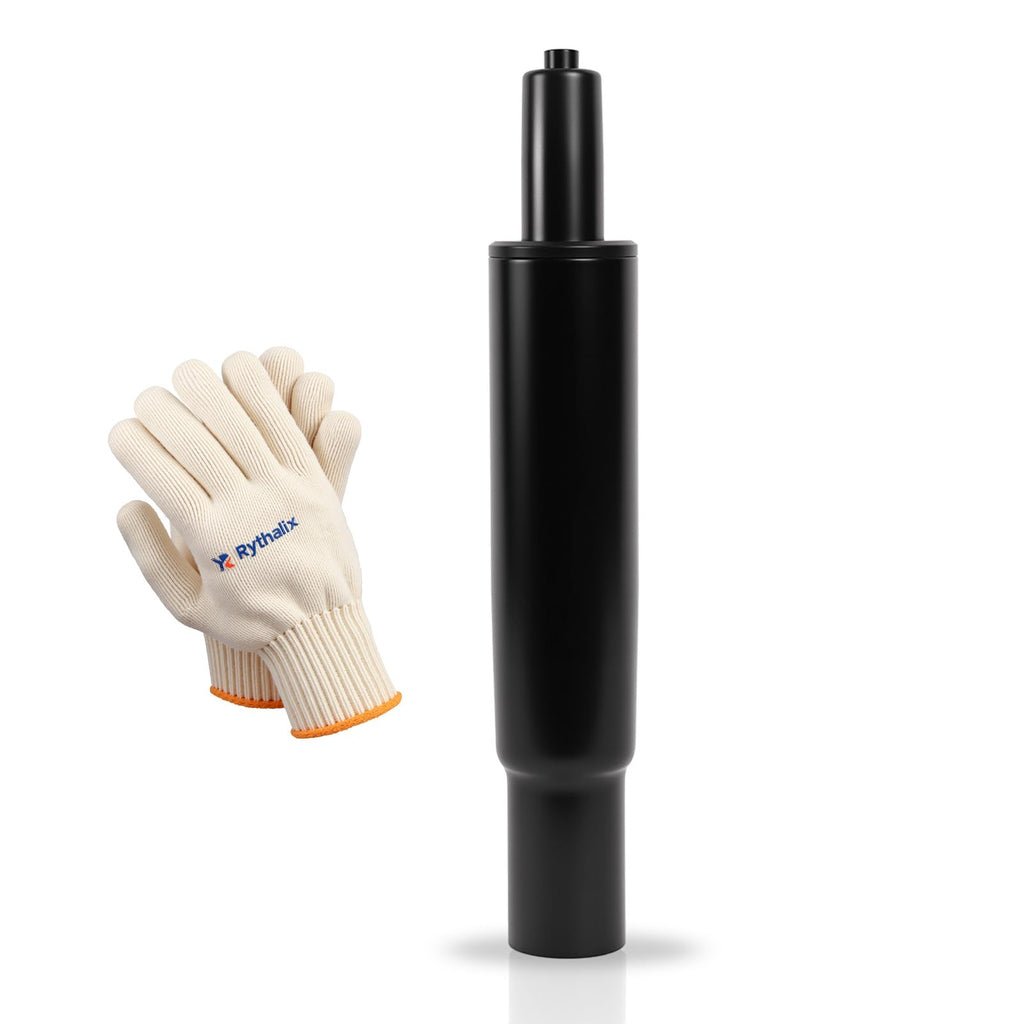 Rythalix 5.5" Short Office Chair Cylinder Replacement, 5.5 inches, Black