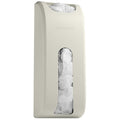 Wall Mount Plastic Bag Organizer | Durable Plastic Grocery Bag Saver | Smudge Proof, Fingerprint Resistant (Cream)