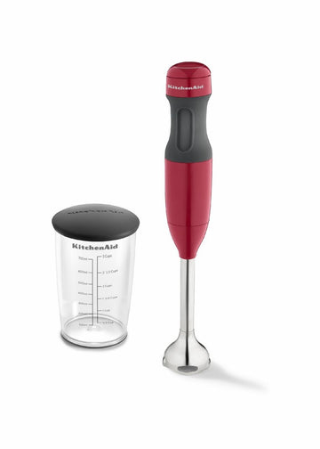 KitchenAid KHB1231 2-Speed Hand Blender, Empire Red - KHB1231ER (Renewed)