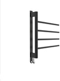 Heated Towel Rail Rails Heated Towel Rack, Stainless Steel Electric Towel Rack, Wall Mounted Bathroom Towel Warmer, Let You No Longer Feel The Cold of The Towel (Color : Plug-in)