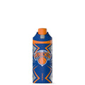 Hydrapeak NBA Officially Licensed New York Knicks 20oz Kids Stainless Steel Water Bottle with Push Button Chug Lid & Carry Handle, Leak Proof Double Wall Insulated