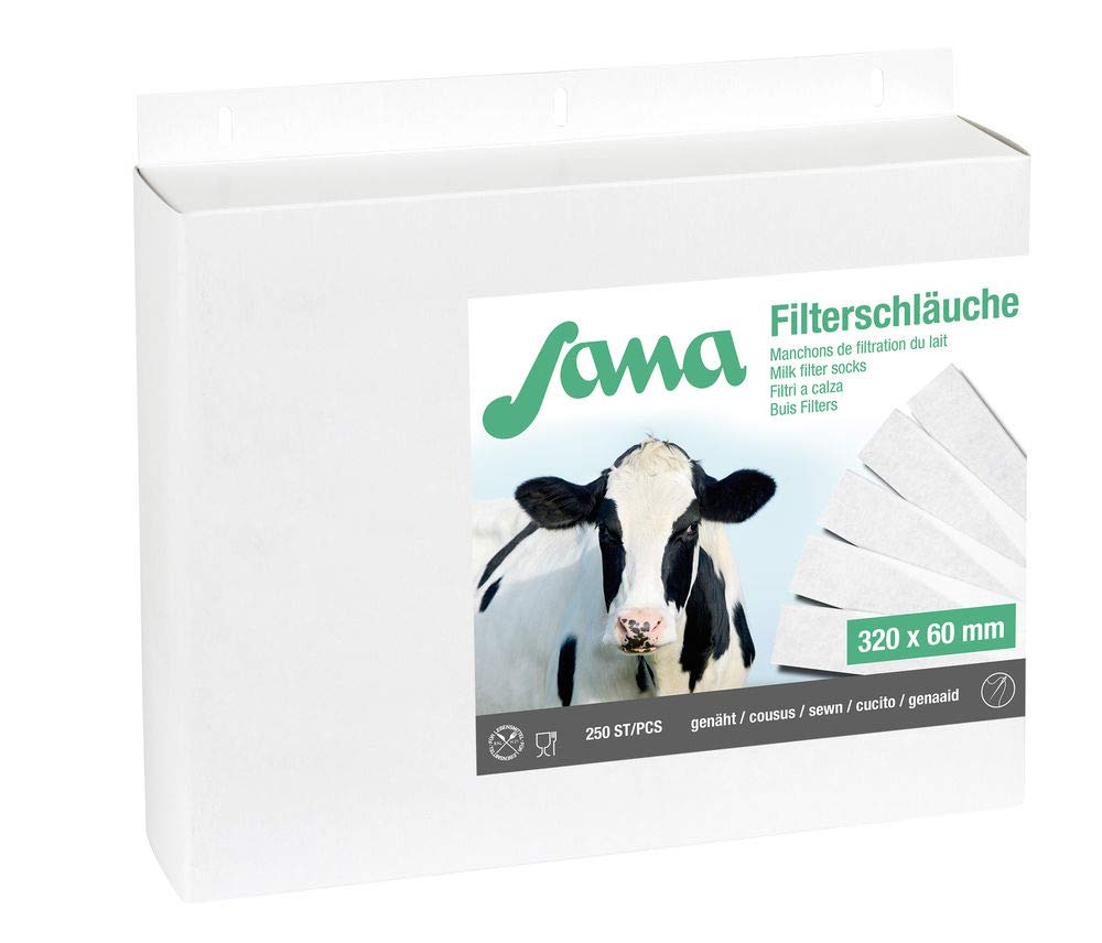 Kerbl Sana 46690 Milk Filter 620 x 75 mm Stitched 75 g Pack of 200