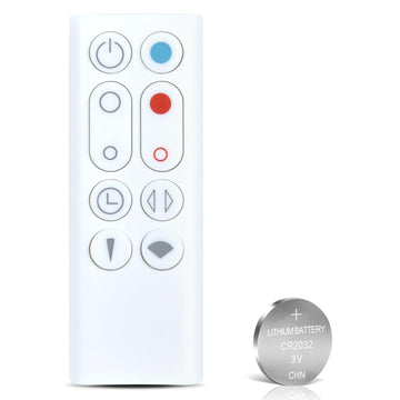 Replacement Fan Remote Control for Dyson AM09 Hot + Cool Heater Tower Fan - with Battery?Part Number: 966538-01?