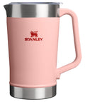Stanley Stay-Chill Pitcher 64 oz | Cold Water, Beer, and Drink Pitcher with Lid | Large Capacity Durable Beverage Container with Handle | Insulated Stainless Steel | BPA-Free