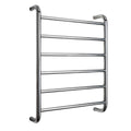 Intelligent Electric Heated Towel Rack, 6-Bar Wall-Mounted Towel Warmer Drying Rack, 304 Stainless Steel Electric Heated Towel Rail Bathroom Radiator,Hardwired (Hardwired)