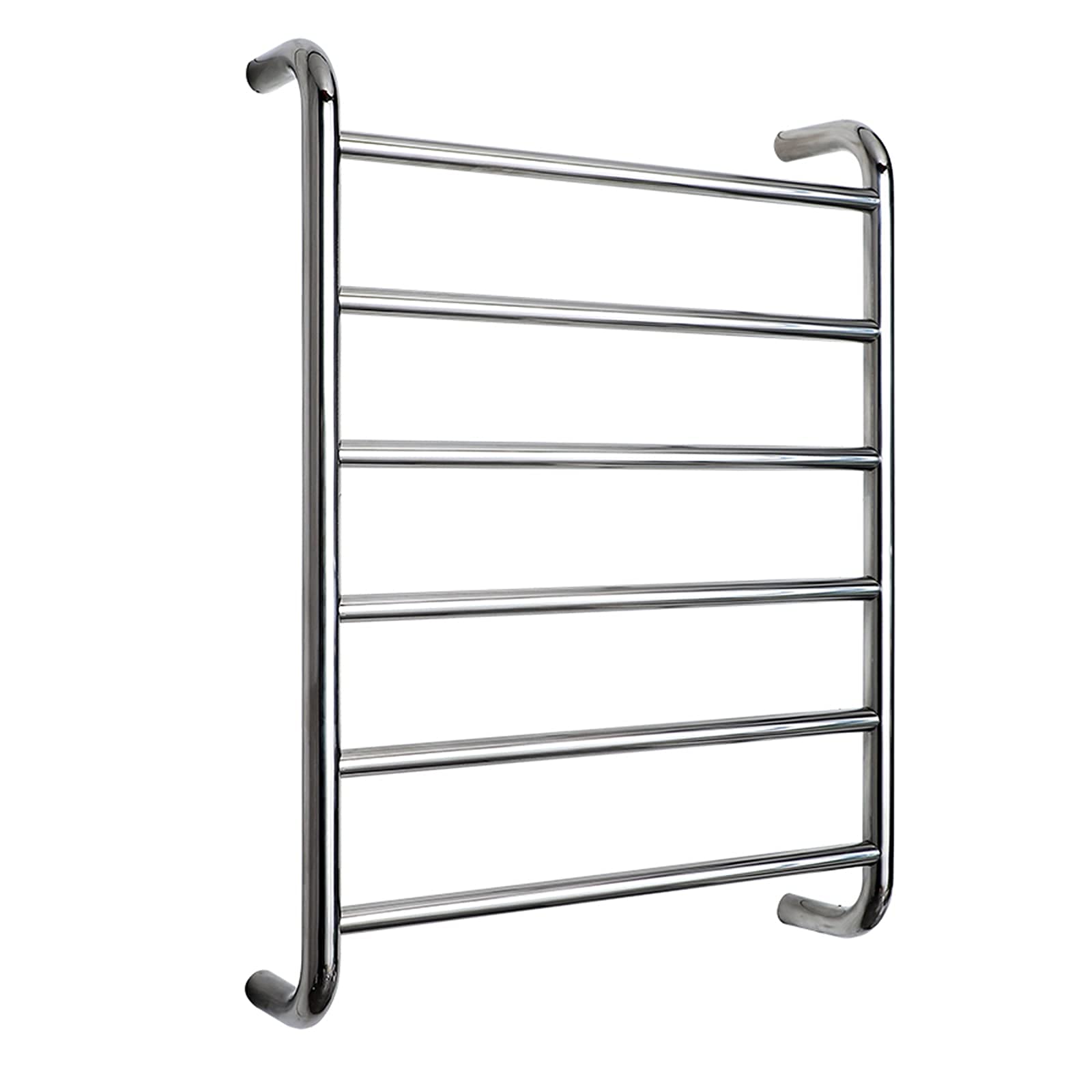 Intelligent Electric Heated Towel Rack, 6-Bar Wall-Mounted Towel Warmer Drying Rack, 304 Stainless Steel Electric Heated Towel Rail Bathroom Radiator,Hardwired (Hardwired)