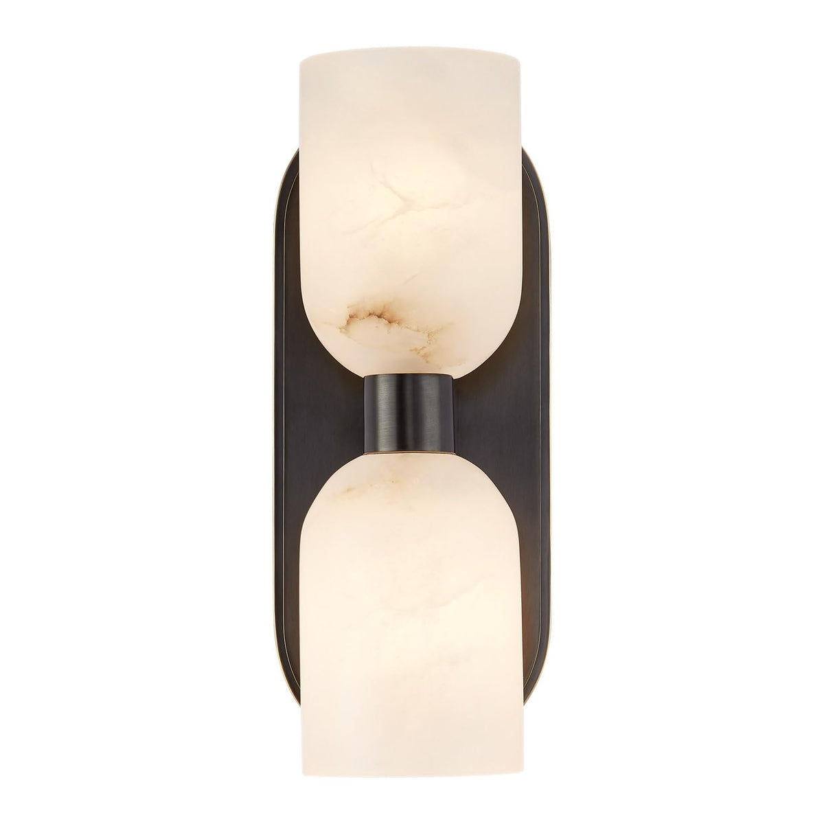 Alora Lighting Lucian 11" Wall/Vanity Light | Urban Bronze Finish | Alabaster Shade | Transitional Bathroom Wall Light | Made of Steel and Alabaster | 3.63"W x 11.5"H x 5.38"E | WV338902UBAR