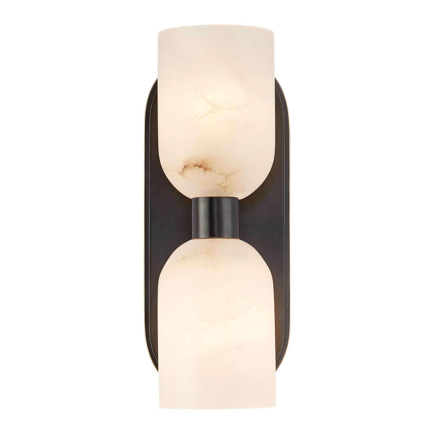 Alora Lighting Lucian 11" Wall/Vanity Light | Urban Bronze Finish | Alabaster Shade | Transitional Bathroom Wall Light | Made of Steel and Alabaster | 3.63"W x 11.5"H x 5.38"E | WV338902UBAR