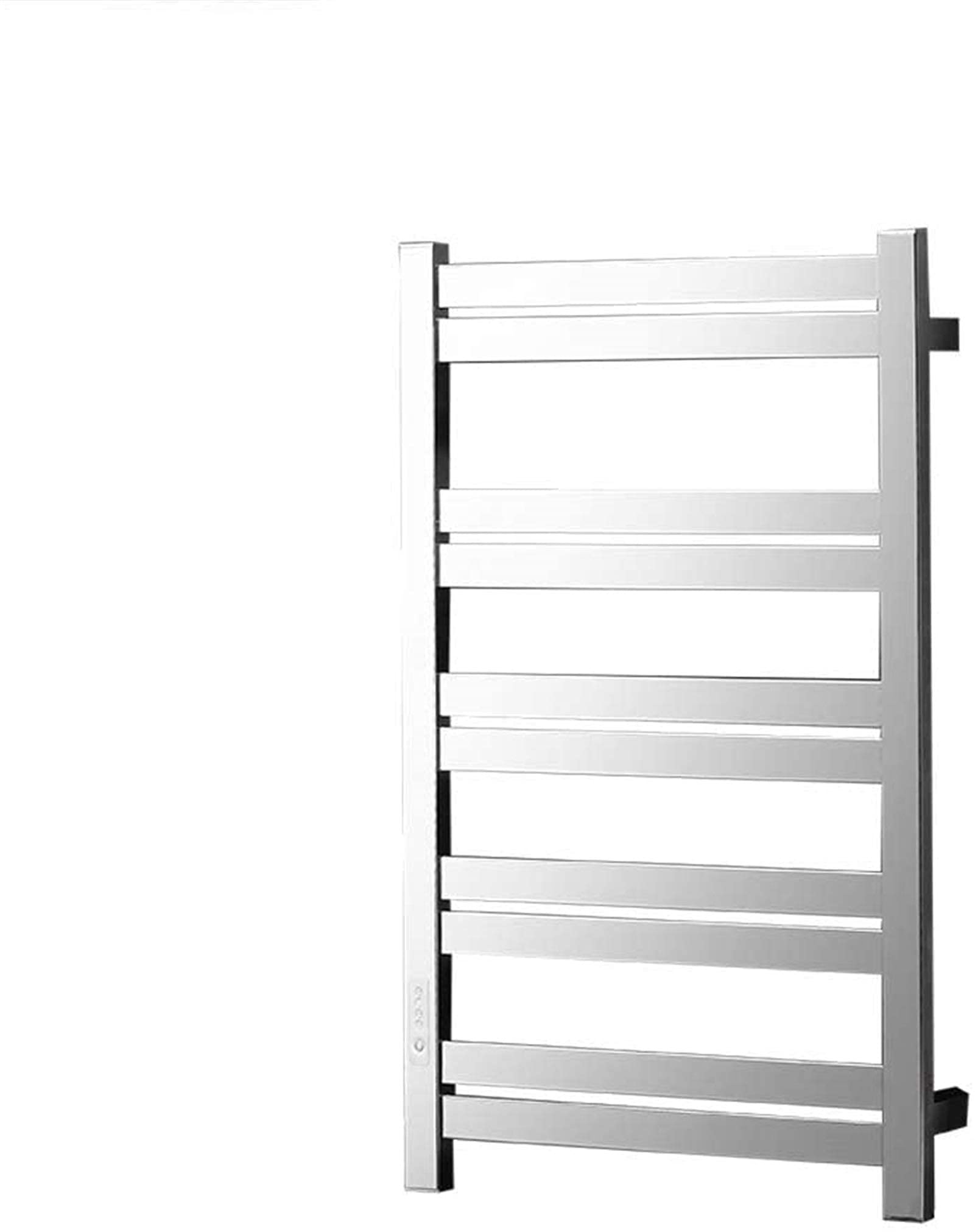 LUNEZY Heated Towel Rail Rails Towel Warmer, Towel Warmer, Heated Towel Rack Wall Mounted Stainless Steel Electric Heated Towel Rack Energy Saving Home Bathroom Accessories (Color : Hardw